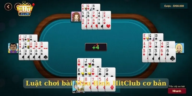 Luật chơi bài Mậu Binh HitClub cơ bản